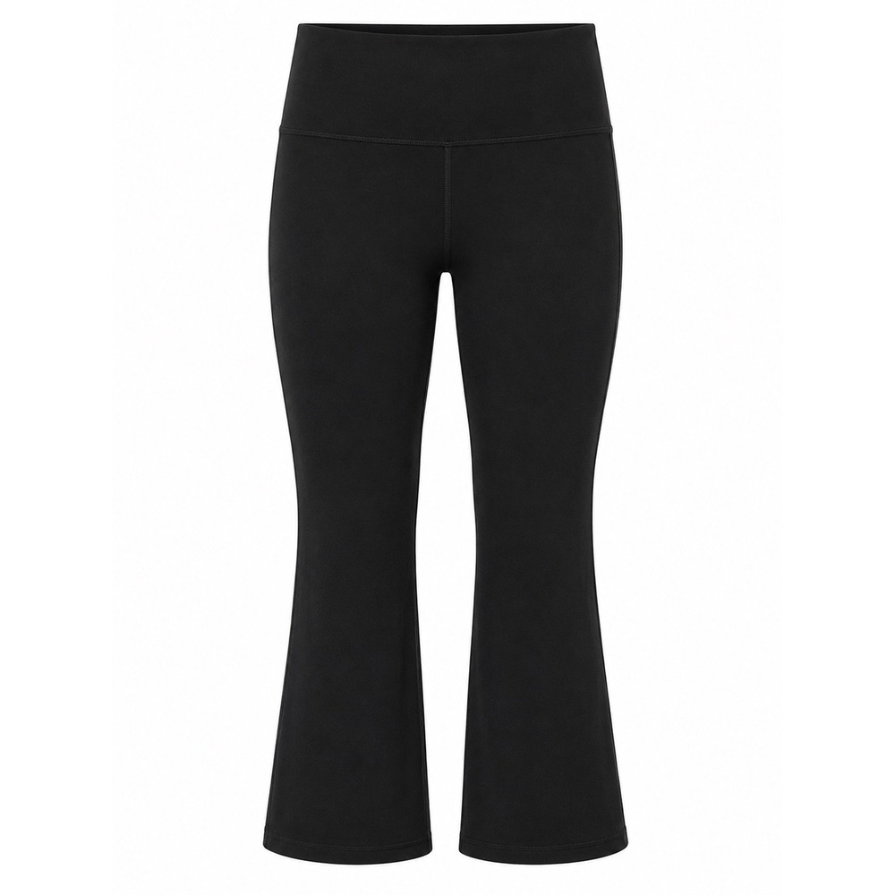 Athleta Elation Flare Pant XL Black Yoga Athletic High Rise Wide Leg